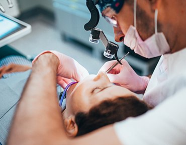 Endodontische Behandlung: Pulpotomie