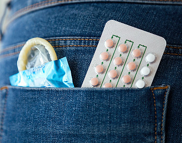 Antibabypillen und Kondom