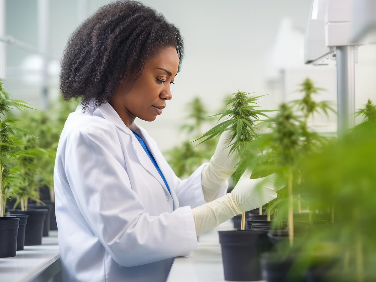 MFA mit medizinischen Cannabispflanzen