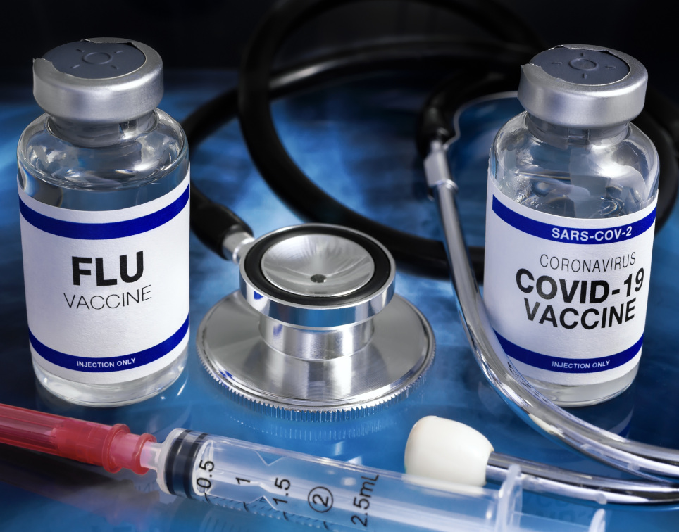 Corona- und Grippe-Impfung