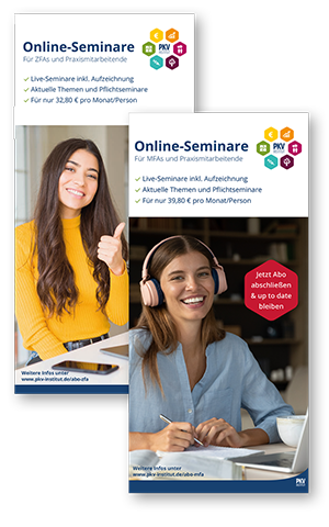 Flyer Online-Seminare